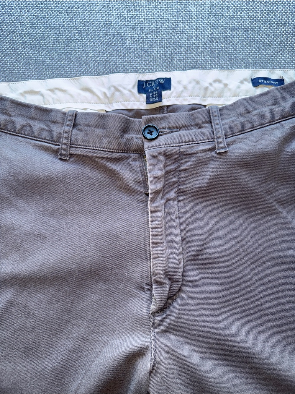 J. Crew Straight Fit Brown Khaki Pants